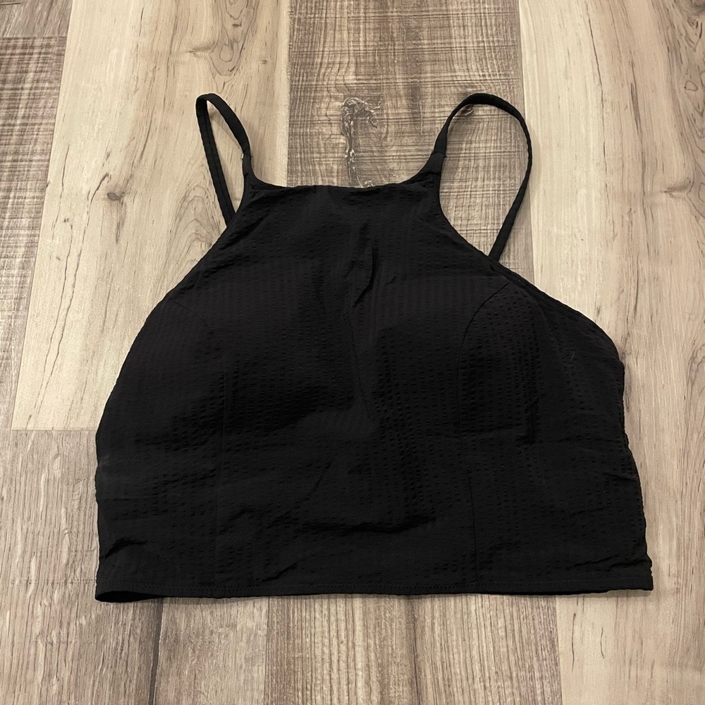 Lululemon Black Athletic Swim Top M